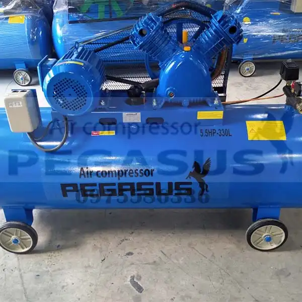 Máy nén khí Pegasus 330L 5.5HP TM-V-0.36/8-330L Máy nén khí Pegasus 330L 5.5HP TM-V-0.36/8-330L