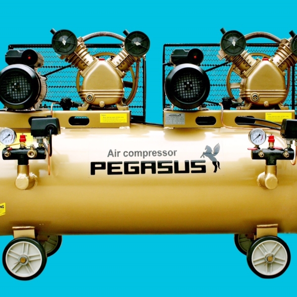 Máy nén khí Pegasus 230L 2 đầu nén 3HPx2 TM-V-0.25/8×2-230L 4 m y n n kh pegasus2 600x600 1