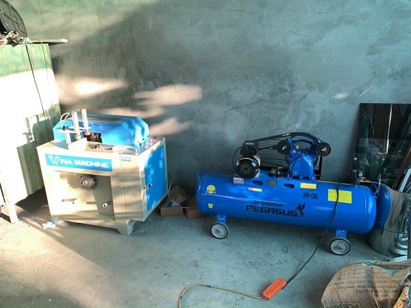 Máy nén khí 2hp Pegasus TM-V-0.17/8-120L 5 Máy nén khí 2hp Pegasus TM-V-0.17/8-120L