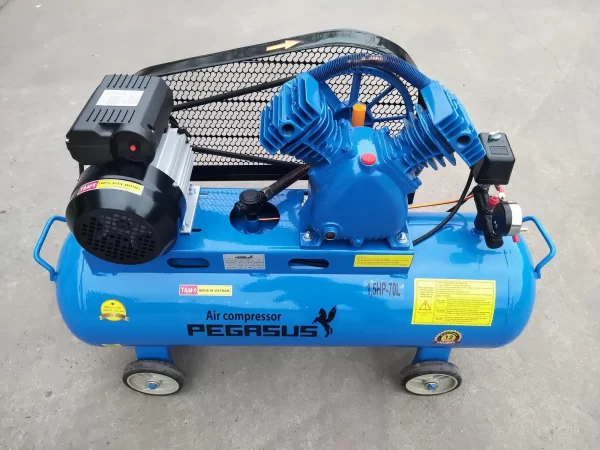 Máy nén khí 1.5hp 70l Pegasus TM-V-0.12/8-70L Máy nén khí 1.5hp 70l Pegasus TM-V-0.12/8-70L