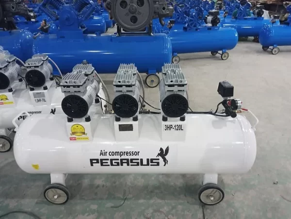 Máy nén khí không dầu Pegasus TM-OF750x3-120L 3HP