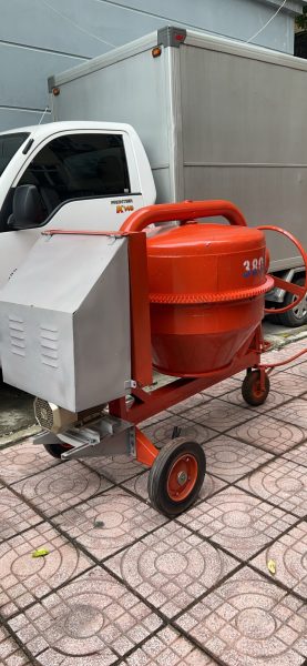 Máy trộn bê tông 1 bao 380L ( có động cơ )