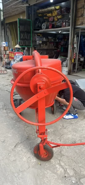 Máy trộn bê tông 1 bao 380L 