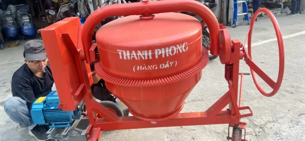 Máy trộn bê tông 1 bao 380L 