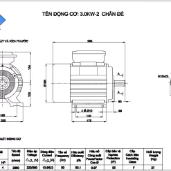 motor 3 pha 3kw 2900v