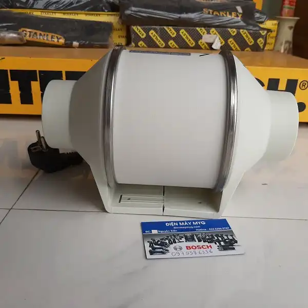 Quạt thông gió nối ống phi 100 6 Quạt thông gió nối ống phi 100