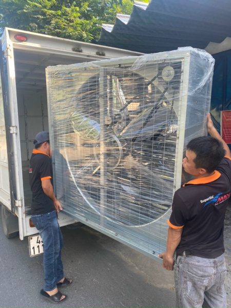 Quạt hút công nghiệp 1380x1380x400 Superlite Max 13 Quạt thông gió vuông giá rẻ