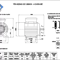 mo to 3 pha 200kw 1450v