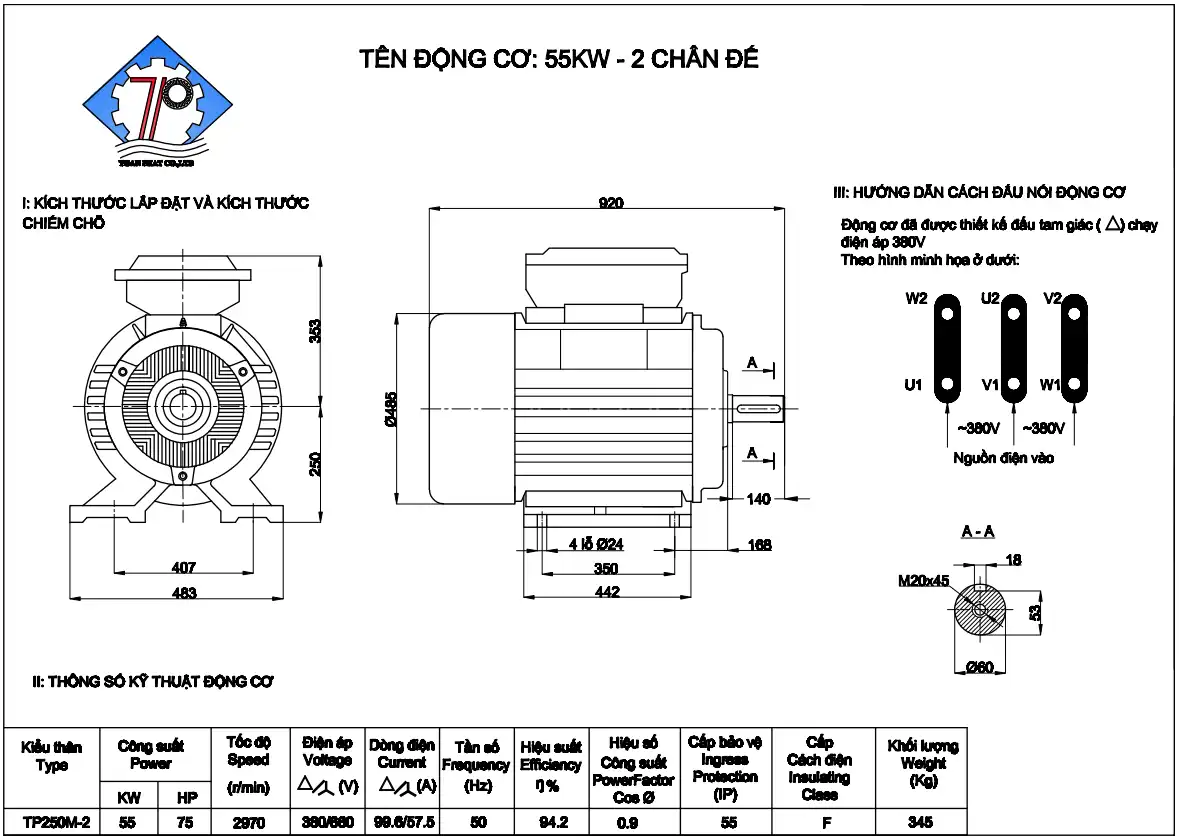 mo-to-dien-3-pha-55kw-2900v mo to dien 3 pha 55kw 2900v
