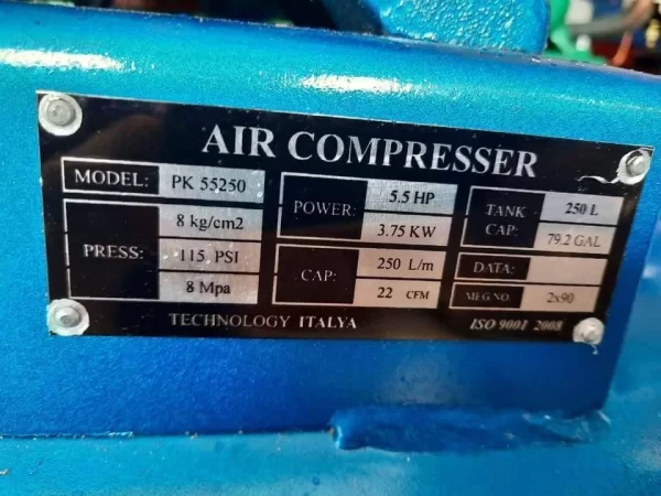 Máy nén khí Jetman 250L 5.5HP PK 55250 Máy nén khí Jetman 250L 5.5HP PK 55250